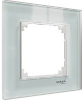 Рамка универсальная Schneider Electric Merten M-Elegance 1-м. стекло белый кристалл картинка